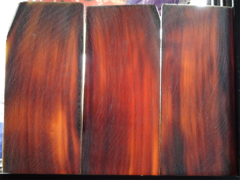 Brown Buffalo Horn Plates